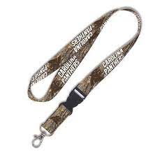 Carolina Panthers Lanyard Keychain Id Holder Realtree Carolinapanthers Camo Lanyard Lanyard Keychain Carolina Panthers