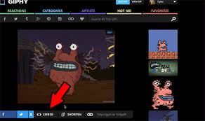 How To Embed Giphy Gifs Giphy Shorten and replace long url to short link.