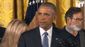 With tenor, maker of gif keyboard, add popular obama mic drop animated gifs to your conversations. Sad Obama Gif By Nowthis Find Share On Giphy