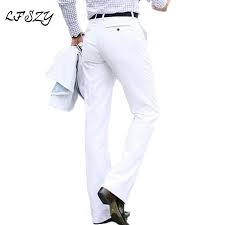 Trousers and trouser suits were all the rage back in the '70s. 2021 New Men S Flared Trousers Formal Pants Bell Bottom Pant Dance White Suit Pants Formal Pants For Men Size 28 37 Flare Pants Aliexpress