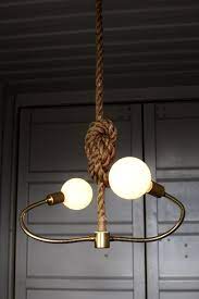 Modern Pendant Light Brass Chandelier Manila Rope Light Fixture Rustic Industrial Pendant Lighting Industrial Pendant Lights Pendant Lights Chandeliers