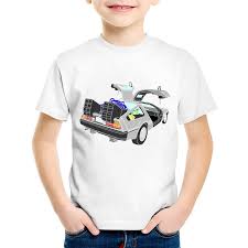 Fashion Print Back To The Future Car Children T Shirts Kids Summer Short Sleeve Tees Boys Girls Casual Tops Baby Clothing Hkp411 Buy At The Price Of 4 94 In Aliexpress Com Imall Com