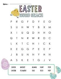 easter word search free printable pdf cenzerely yours