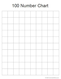 100 Grid Chart Blank Bedowntowndaytona Com