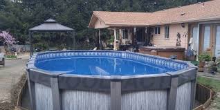 Above Ground Pool Installation Photos The Pool Factory Pool Installation Above Ground Pool In Ground Pools