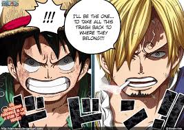 One Piece 843 Luffy Vs Sanji By Deiviscc Luffy Vs Sanji One Piece Chapter One Piece Manga
