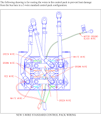 The red wire is connected from the solenoid box to the battery positive side. Mid Frame 5 Wire New Wire Color Wiring Diagram Winchserviceparts Com
