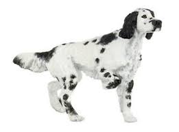 English setters are classified as gundogs and used for retrieving game. New Papo 54010 English Setter Black White Dog Model Retired Ebay
