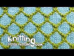 Projects knit with an easy slipped stitch colorwork pattern that forms honeycomb, chain. 2 Color Honeycomb Knitting Youtube