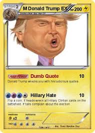 President trump may have finally reached inner peace after being presented with a binder containing a complete original pokemon card collection. Pokemon M Donald Trump Ex 16