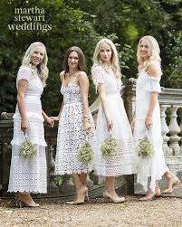 Louise Put Her Bridesmaids In Stylish Self Portrait Dresses White Bridesmaid White Bridesmaid Dresses Chic Bridesmaid Dresses