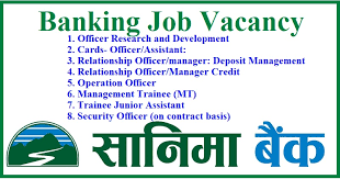 Also, the bank vacancy provides job opportunities to candidates even with the minimum educational qualification. Sanima Bank Limited Job Vacancy Notice Collegenp