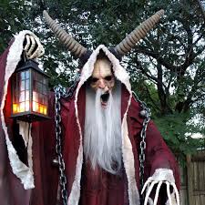 7 Tall Krampus Christmas Display Quickcrafter Scary Christmas Creepy Christmas Krampus