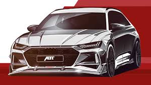 The highlight of the tuning kit is without any doubt the 175 horsepower bump for the 4.0litre v8 tfsi engine now pushing out 735hp. 2021 Audi Rs6 Avant Looks Menacing With Abt Rs6 R Treatment