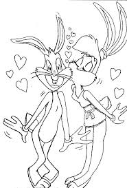 600x834 lola bunny and bugs bunny doing tango coloring pages. Lola Bunny Coloring Page Coloring Home
