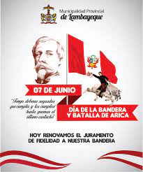Bandera peruana b ella y radiante flamea roja y blanca mi bandera, que con a mor llevaron los héroes de la patria. Campanas Dia De La Bandera Y Batalla De Arica