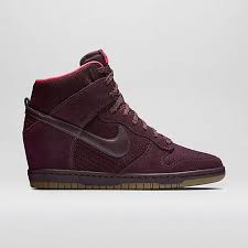 Nike Women S Dunk Sky Hi Essential Sneakers From Finish Line Nike Dunk Sky Hi Mesh Women S Shoe Maroon Shoes Nike Wedges Women Shoes