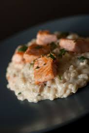 Apres La Pluie Risotto Cremeux Citronne Au Saumon Recettes De Cuisine Recette Saumon Recette De Plat