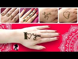 Heart Touching Love Tattoo With Henna Temporary Tattoo With Mehndi Stylish Tattoo Step By Step Youtube In 2020 Stylish Tattoo Love Tattoos New Mehndi Designs