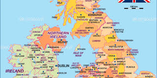 Entdecken sie karte von großbritannien (das vereinigte königreich großbritannien und nordirland). Karte Von Grossbritannien Politisch Land Staat Welt Atlas De
