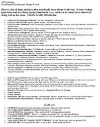 Psychological Disorders Worksheets Teaching Resources Tpt