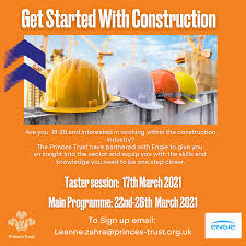 So here's all the information you need to begin your journey into the industry. Get Started With Construction Programme The Prince S Trust Cooks Lane Sittingbourne Engie Uk Ireland Places Communities Projects
