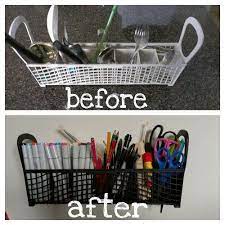 Repurposed Old Dishwasher Basket Dishwasher Basket Organizing Craft Room Dishwasher Racks