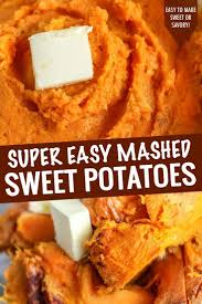 Mashed Sweet Potatoes Savory Or Sweet The Chunky Chef Sweet Potato Recipes Mashed Mashed Sweet Potatoes Easy Mashed Sweet Potatoes