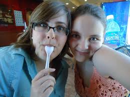 Found this emotional pair in my ice cream