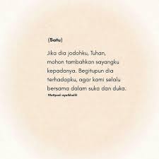 Kata Kata Kalau Dia Jodohku Dekatkanlah