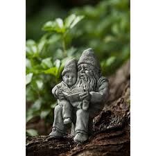 Campania International Storytime With Grandpa Berrywise The Gnome Cast Stone Garden Statue Aged Limesto Stone Garden Statues Garden Gnomes Statue Gnome Statues