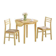 Efd Two Person Dining Set Small Wood Kitchen 3 Pc Set One Table Two Chairs Round Modern Indoor Furniture Adjusta Modern Indoor Furniture Adjustable Table Chair