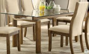 Maybe you would like to learn more about one of these? Onway Oak Rectangular Glass Top Dining Table From Furniture Of America Coleman Furniture