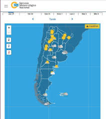 Lluvias fuertes por la tarde y mal clima. Ingresa En Servicio Meteorologico Nacional Argentina Facebook
