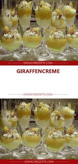 Giraffencreme In 2020 Giraffen Creme Einfacher Nachtisch Dessert Rezepte Einfach