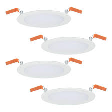 Home depot recessed lights installation. Halo Hlb 6 In Color Selectable New Construction Or Remodel Canless Recessed Integrated Led Kit 4 Pack Hlb6099fs1emwr 4pk The Home Depot Recessed Lighting Kits Canless Recessed Lighting Led Kit