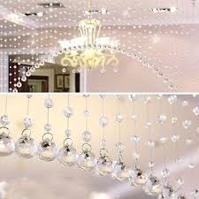 Beautiful Arch Shaped Acrylic Crystal Curtains With Glass Dropping Made With Perfection To Decorate Your Livin Crystal Curtains Beaded Curtains Floral Curtains