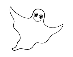 Fantasma Halloween Para Colorear