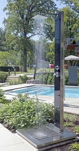 Glasdusche Kuba Warmwasser In 2020 Mit Bildern Gartendusche Glasduschen Gartenpools