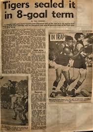 Minnesota vikings qb kirk cousins spending offseason rewatching whole career (june 9, 2021, 7:55 pm et. 1964 Newspaper Article Tigers Sealed It In 8 Goal Term Claremont Football Club History