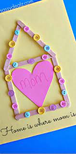 You know you need a card to go with that gift, those flowers, but did you know it doesn't have to eat up your giving budget? Easy Mother S Day Cards Crafts For Kids To Make Crafty Morning