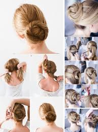 In a high ballerina bun, in a bohemian messy bun, and in a braided bun. Simple Buns For Medium Length Hair Girls Fashion Hairstyle Blog
