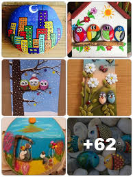 Dogal Tas Boyama Sanati Sanat Boyali Kayalar Tablolar