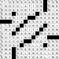 This answers first letter of which starts with s and can be found at the end of y. 1221 18 Ny Times Crossword 21 Dec 18 Friday Nyxcrossword Com