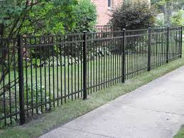 Aluminum Fences Ornamental Steel Fencing In Chicagoland Rustic Fences Backyard Fences Garden Fence Panels Fence Landscaping