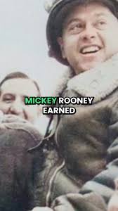 Mickey Rooney Received the Bronze Star for Entertaining Troops