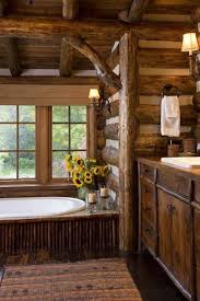 Rustic cabin shower curtain, cute bear deer wildlife bathroom curtain, country style rustic bathroom decor vintage farmhouse shower curtain for bathroom, lodge shower curtain set with 12 hooks, 70 in. Rustic Bathroom Rustic Cabin Bathroom Cabin Homes Cabin Bathrooms