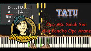 Tatu Didi Kempot Piano Tutorial Kunci Piano Dan Chord Tatu Piano Arda Tatu Lirik Karaoke Chords Chordify