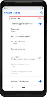 To find someone or something that was lost: Capture A System Trace On A Device Android Developers
