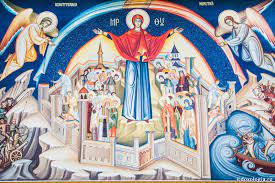 Acoperământul maicii domnului, cunoscută în spațiul slav ca pocrov (în rusă покров пресвятой богородицы, transliterat: Acatistul Sfantului AcoperÄmant Al Maicii Domnului Doxologia